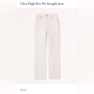 Women’s Ulta high rise 90’s straight jeans, size 29